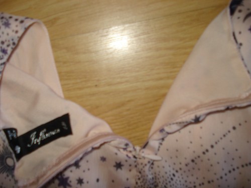 INFLUENCE PINK POLYESTER LINED ZIP TIE CUFF LONG SLEEVE UK 12 - Picture 14 of 17