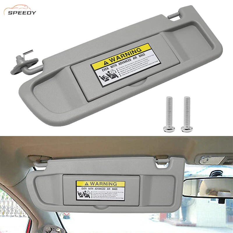Gray Left Driver Side Sun Visor For 2006-2011 Honda Civic 83280-SNA-A01ZC Foto 2 de 4