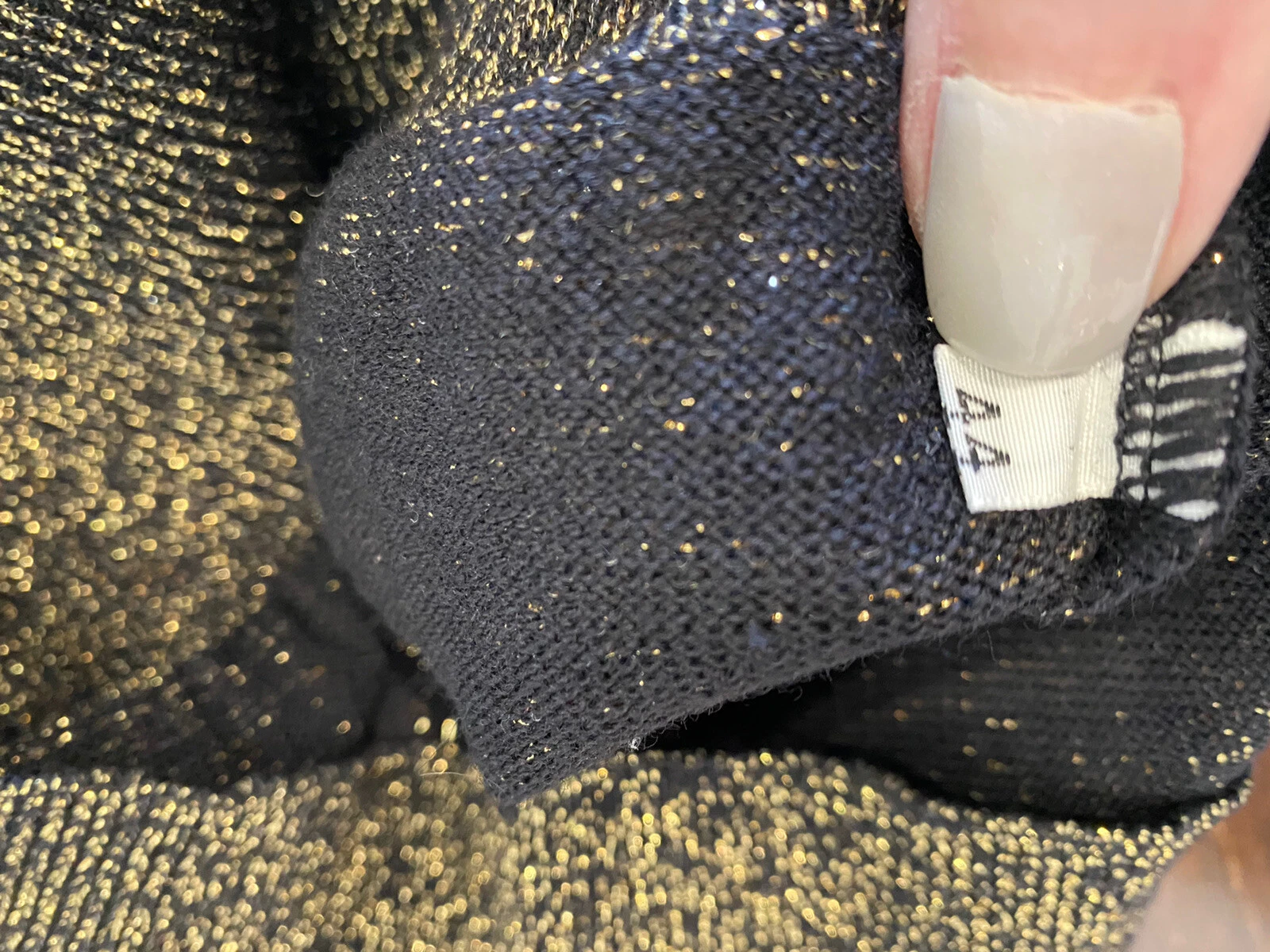 Maglione donna Moschino economico e chic oro medio lusso nuovo senza etichette