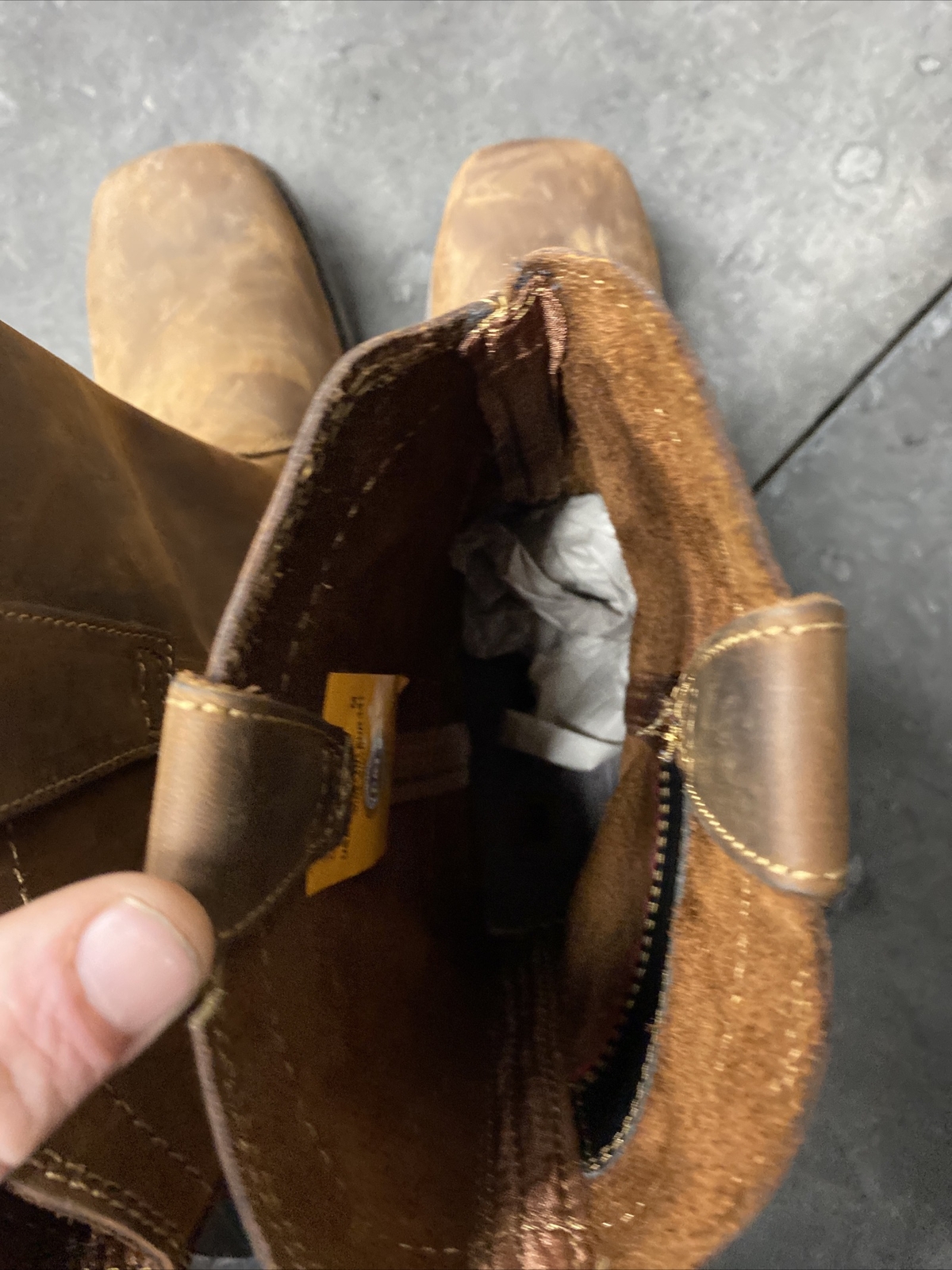 CAT Caterpillar Men's P90439 Wellston Steel Toe Brown Footwear Work