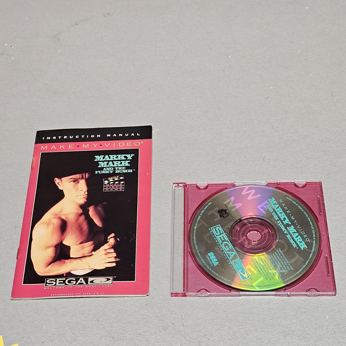 Sega CD Make My Video: Marky Mark and the Funky Bunch (READ)(MOLD)(Reads100%)