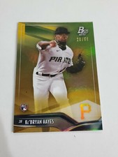 2021 Bowman Platinum KeBryan Hayes RC Gold Foil 20/50 Pirates