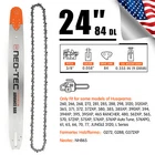 24" Chainsaw Guide Bar 3/8'' 0.058" 84DL Chain For Husqvarna 365 372 390 394 395