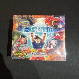 cross spirits booster box 1/2 Booster Box Cross Spirits Dragon Ball Super CCG Bandai 12 Packs Total