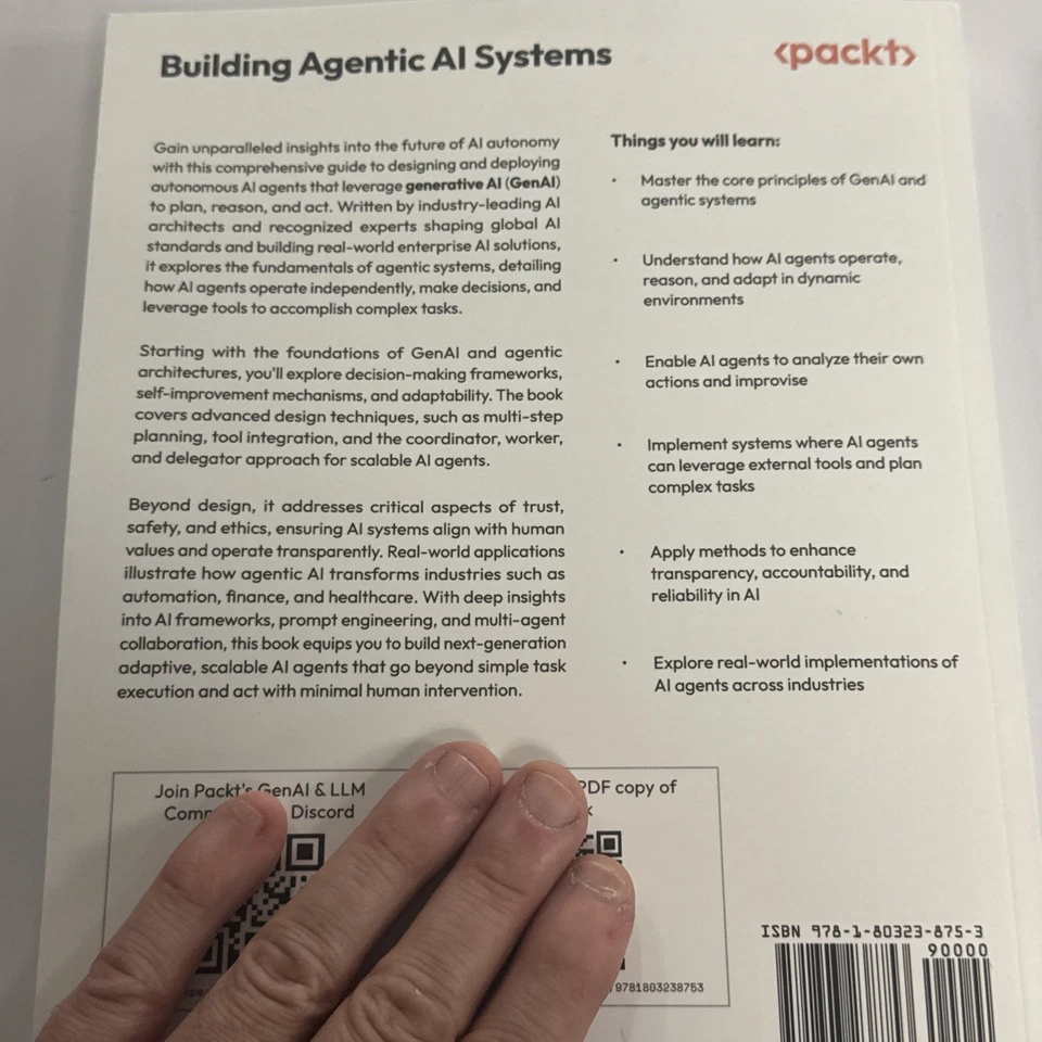 Building Agentic AI Systems Book Biswas & Talukdar + AI Ready Book Fatouros - Image 3 of 4