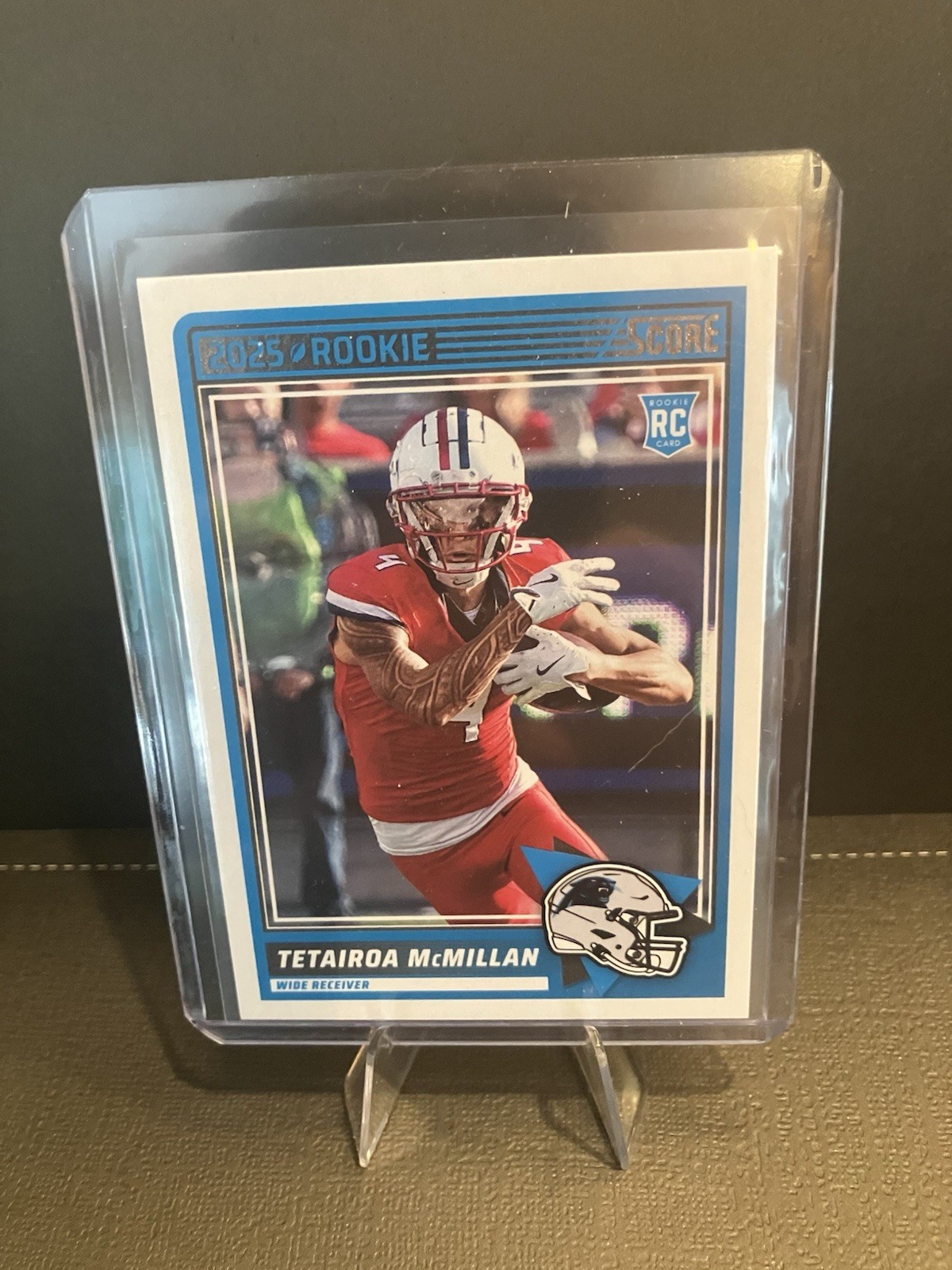 2025 Score Tetairoa McMillan Rookie Card #17 Panthers WR!