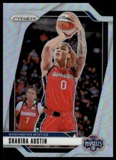 Shakira Austin 2024 Panini Prizm WNBA #134 Silver Prizms Washington Mystics