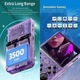 R36S Retro Handheld Video Game Console 64GB 20000 Games 3.5 Inch IPS Screen