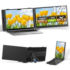 Laptop Screen Extender 14", FHD 1080P Portable Monitor for Laptop, Light Moni...