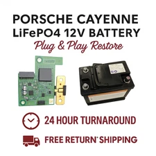 Porsche, Lamborghini, Audi  LiFePO4 12V Lithium Ion Battery BMS Repair Service