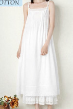 ❣️Romantik Kleid 40 L 38 M  Unterkleid Viktorianisch Nachthemd Nachtwäsche