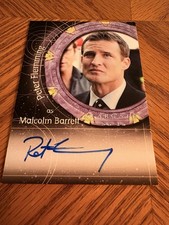 Stargate SG-1 2007 Season 9 Autographed Card Peter Flemming as Malcolm B A93