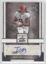 2022 Leaf Ultimate Draft John Metchie III #BA-JM1 Auto 0u66