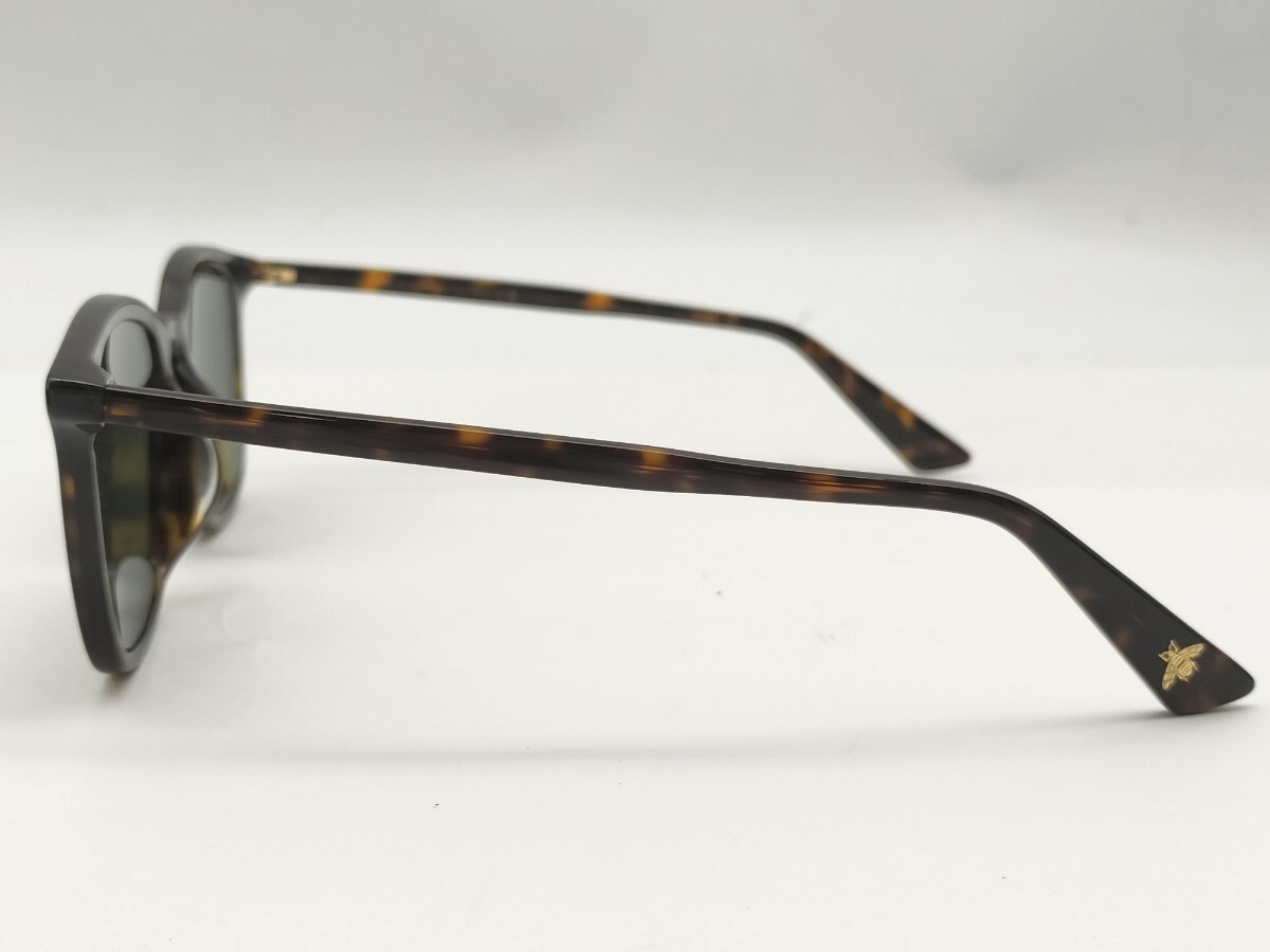 Good condition GUCCI Sunglasses Interlocking G Bee Tortoise like GG0154 with cas thumbnail 3