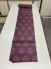 Japanese Vintage Kimono Fabric cloth Boro Silk Purple tradition 35.4 x 13.3 in