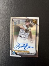 Boston Bateman 2024 Bowman Draft Chrome 1st Auto  #CPA-BBA Padres Autograph
