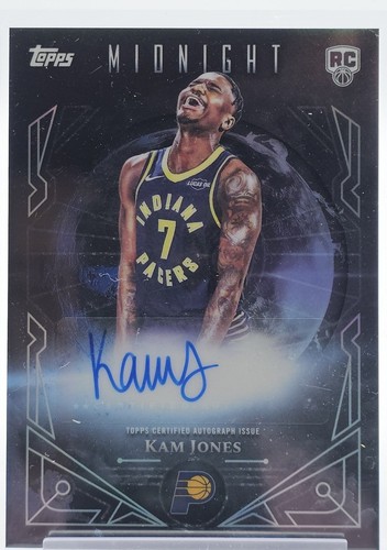 2025-26 Topps Midnight Midnight Sun Rookie Kam Jones RC ROOKIE AUTO PACERS