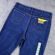 Wrangler 936 Cowboy Cut Rigid Slim Fit Jeans 0936DEN 36x36 Blue Denim Mens NEW