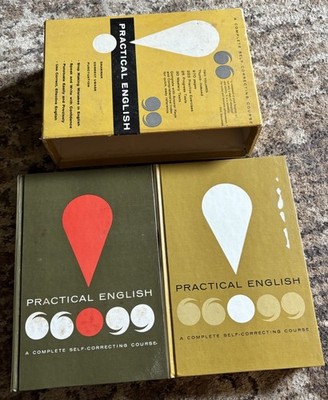 Practical English Complete Course  Reference Set 2 Volumes Career Institute 1965