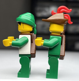 LEGO Castle 6071 Forestmen's Crossing MINIFIGURES ONLY Forestwoman cas319 Horse