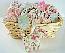 Hundeliebhaber süßer kuscheliger ditsy Stoff (ausgestopft) Scottie Hund mit Aufhängerband x18