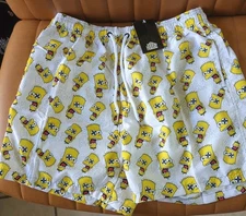 House brand Bart Simpson El Barto Swim Shorts Large The Simpsons W Pockets