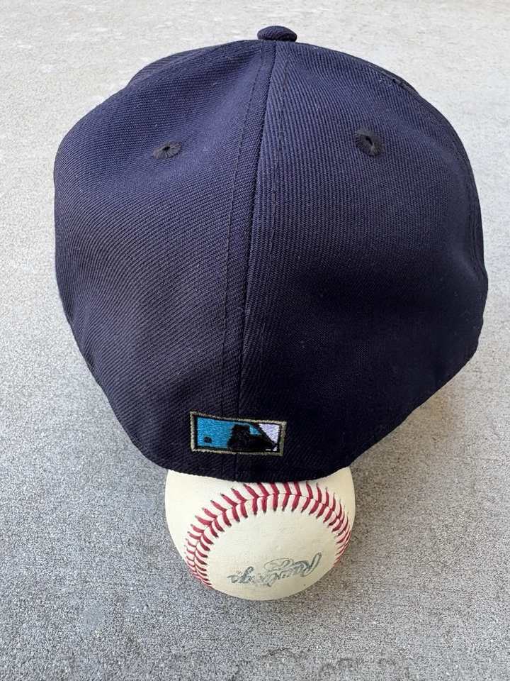 New Era 59FIFTY Toronto Blue Jays T Logo 2003 ASG Patch Green UV 7 3/4 DS -💥Pin - Image 4 of 4