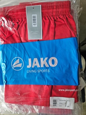 Jako Sporthose, Rot, Manchester 4412 Fußballshort Shorts Herren Gr. 7