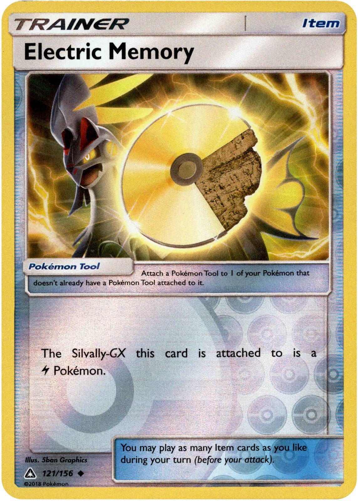 Electric Memory - 121/156 - Ultra Prism - Reverse Holo