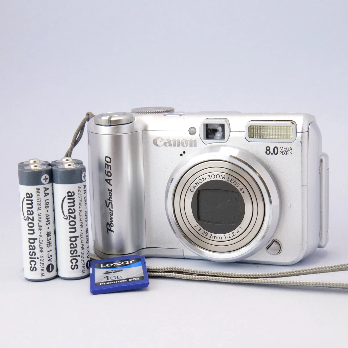 Canon PowerShot A630 Argenté – Compact Numérique Pour Pièces Ou Réparation