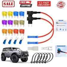 Mini Fuse Tap Kit Add-a-Circuit   2PCS Low Profile Fuse Holder  12 Fuses 3A  ...