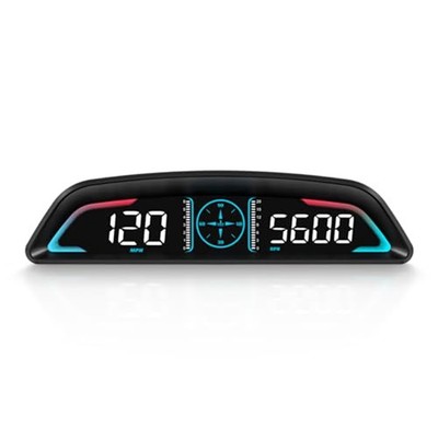 Display Heads für Auto B3, Display OBD2 Anzeige mit Geschwindigkeit, Verbrauch d2480