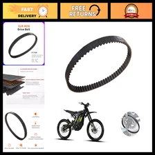 "Primary Drive Belt 560-8M for Electric Dirt Bikes, Rubber Motorcycle Belt, Sur-