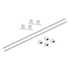 2 Pcs 750mm Linear Motion Rail Guide with 4 PCS SCS8UU Bearings SK8 Rail Support