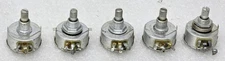 (Lot of 5) Used WN-101 CRL potentiometer 100 Ohm, 5W Rotary WN Series