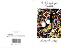 Happy Birthday Greeting Card - Golf Theme.