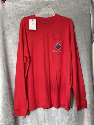 Champion University of Dayton Flyers Long Sleeve Shirt Red XL New with Tags