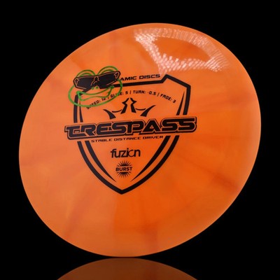 Disc Golf Dynamic Discs Fuzion Trespass Disc Golf Discs