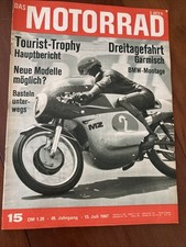 Revue magazine moto "das Motorrad" N° 15 1967 TT BMW R60 etc