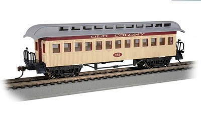 Bachmann HO Old Time Wood Coach with Round-End Clerestory Roof Baltimore & 15106