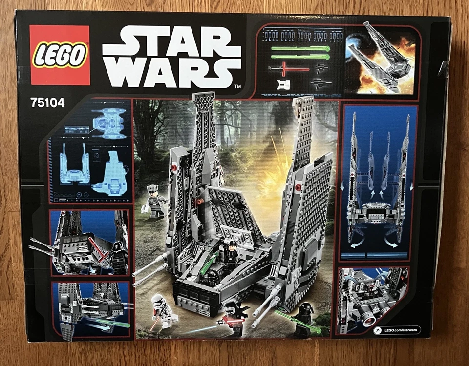 LEGO Star Wars: Kylo Ren's Command Shuttle (75104) - New in Sealed Box - Image 2 of 4