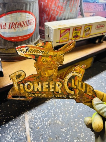 Pioneer Porcelain Advertising Sign