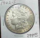 1902-S $1 MORGAN SILVER DOLLAR ✪ Looks AU