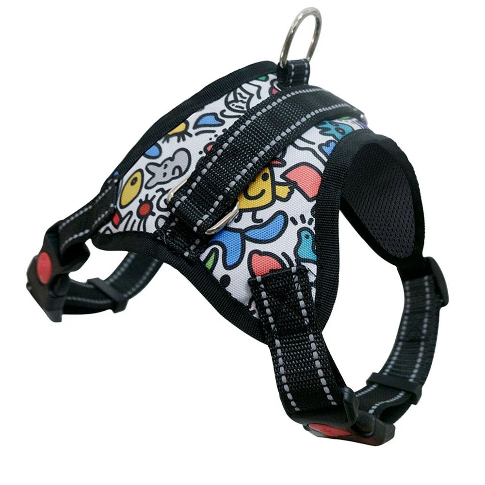 Dog Harness Adjustable Reflective Safe Breathable Pet Walking Vest Dog Harness Adjustable Reflective Safe Breathable Pet Walking Vest