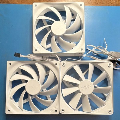 NZXT 120mm fans new x3 no rgb