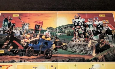 Vintage (1992) LEGO Product CASTLE - WOLFPACK Sets Poster - VERY RARE - Image 1 of 4