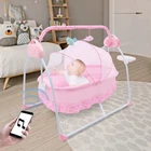 Electric Baby Swing Motorized bluetooth Music Cradle Bed Rocker Chairs Portable