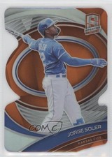 2021 Panini Spectra Neon Orange Prizm Die-Cut 1/15 Jorge Soler #21 0s2w
