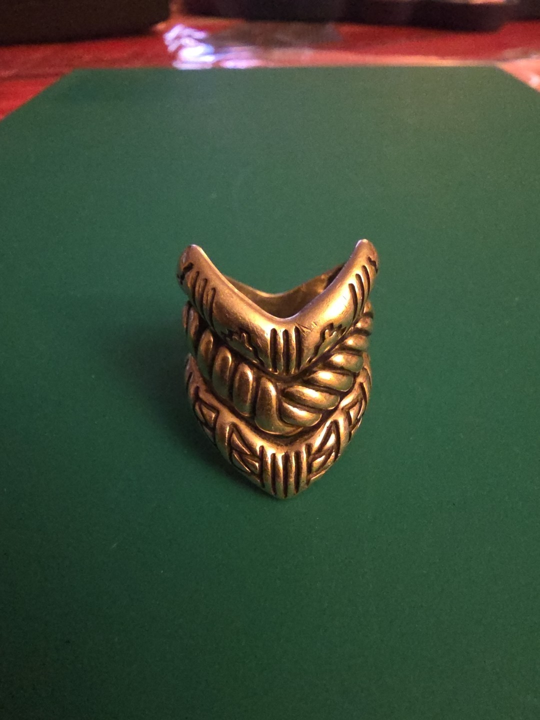 Sterling Silver Triple Stack Style Ring Size 6.75… - image 1