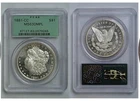 1881-CC PCGS MS 63 DMPL OGH MORGAN SILVER DOLLAR OLD GREEN HOLDER DEEP MIRROR